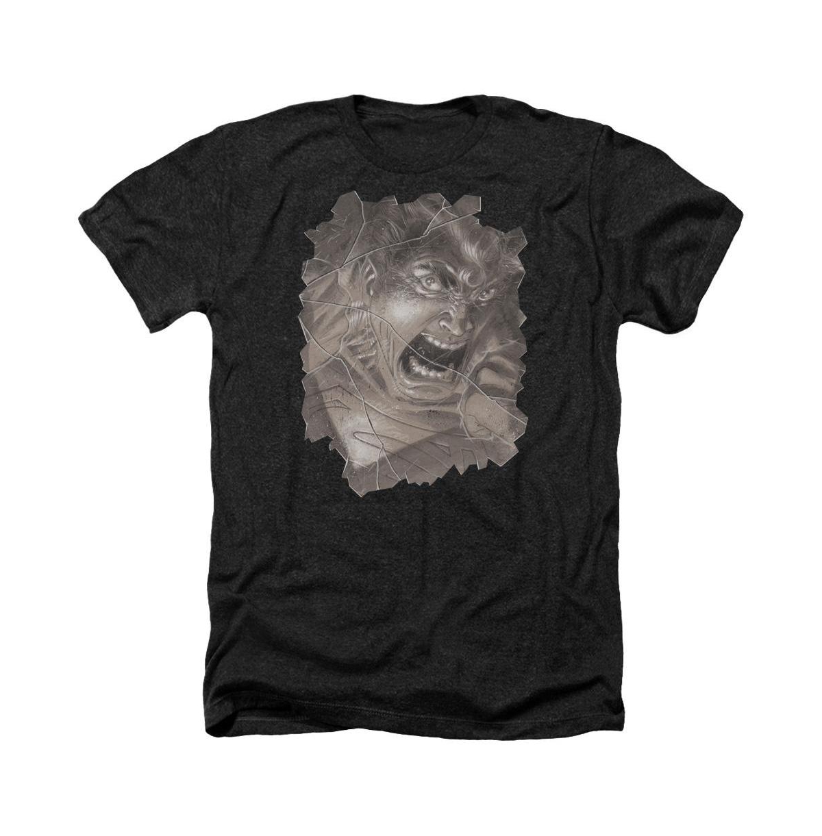Men's Action 840 Cover Adult Heather Tee / T-Shirt - Black