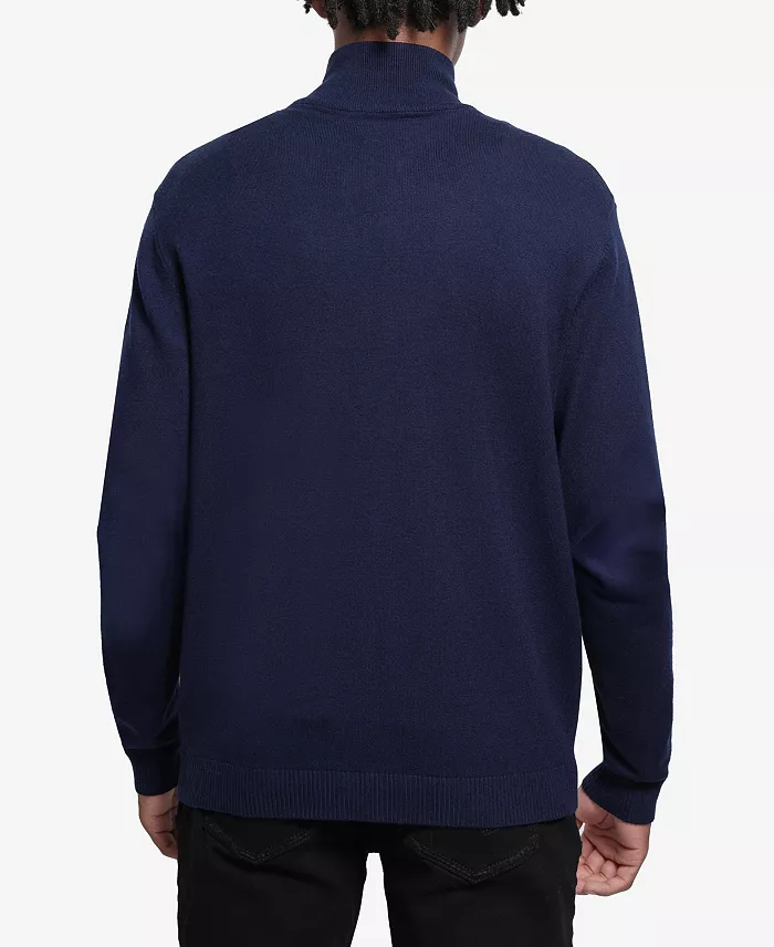 Men's Full Zip Mock Neck Sweater - thumbnail 7