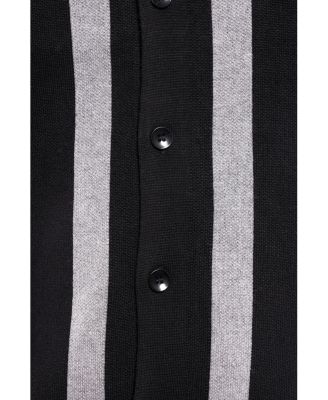 Men's Jacquard Short Sleeve Sweater Polo