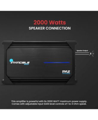 Mono-Block MOSFET Amplifier, 2000 Watt Max, Invincible Series