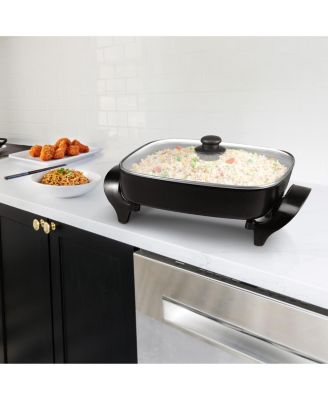 14.96 Inch Electric Fry Pan with Non-Stick Coating