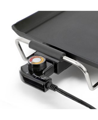 21 Inch Electric Grill with Drip Tray and Non-Stick Coating