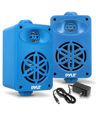 3.5” 2-Way Bluetooth Wireless Speaker System - Waterproof, 200W Max Power, 1/2” Tweeter, Compact Design