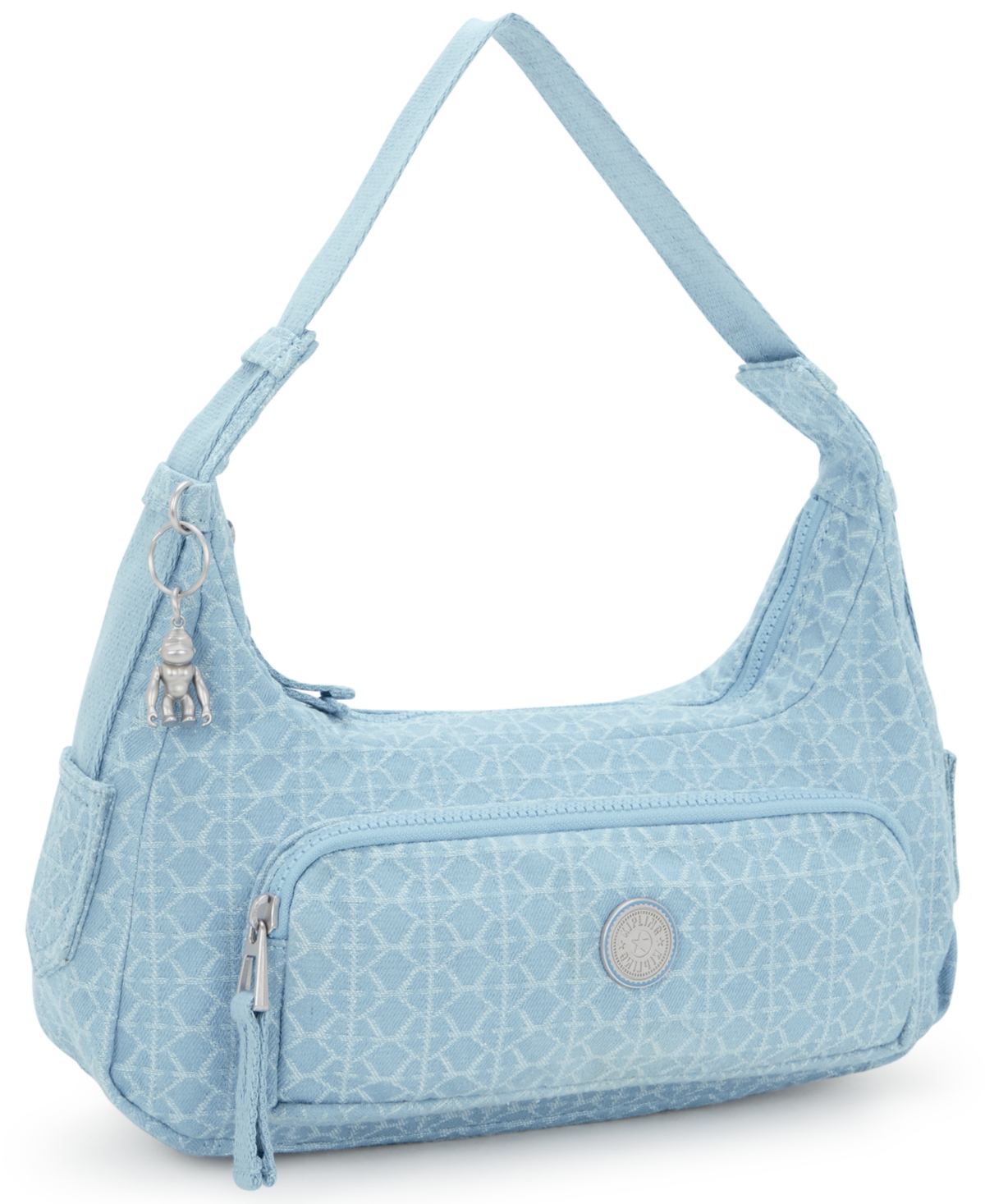 Kipling Karis Small Shoulder Bag In Light Denim