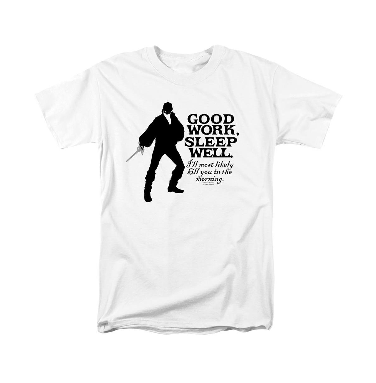 Men's Good Work Short Sleeve Adult Tee / T-Shirt - White