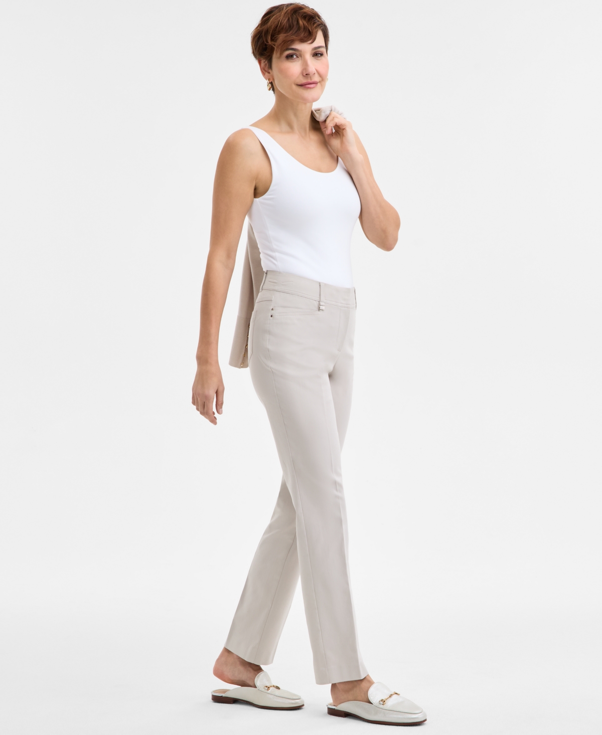 JM COLLECTION WOMEN'S CURVY-FIT, TUMMY CONTROL PANTS, REGULAR & SHORT LENGTHS, EXCLUSIVELY AT MACY'S 
