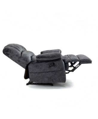 38.50" Large Manual Recliner Chair in Fabric for Living Room