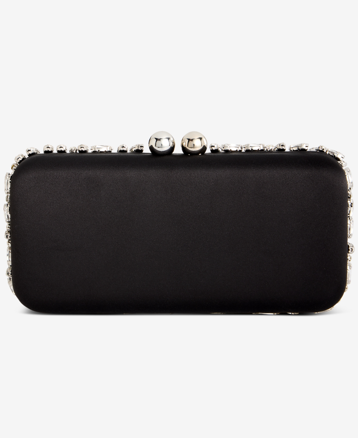 Inc International Concepts East West Embellished Small Minaudiere, Exclusively At Macy's In Black