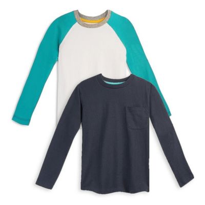 2pk Fair Trade Organic Cotton Long Sleeve T-Shirts