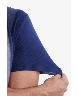 Men's Stripe Polo Sweater