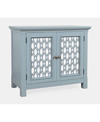 Isabella 38" Luxury Mirrored Accent Storage Cabinet