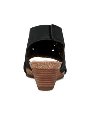 Women's Halin Cutout Slingback Wedge Sandals