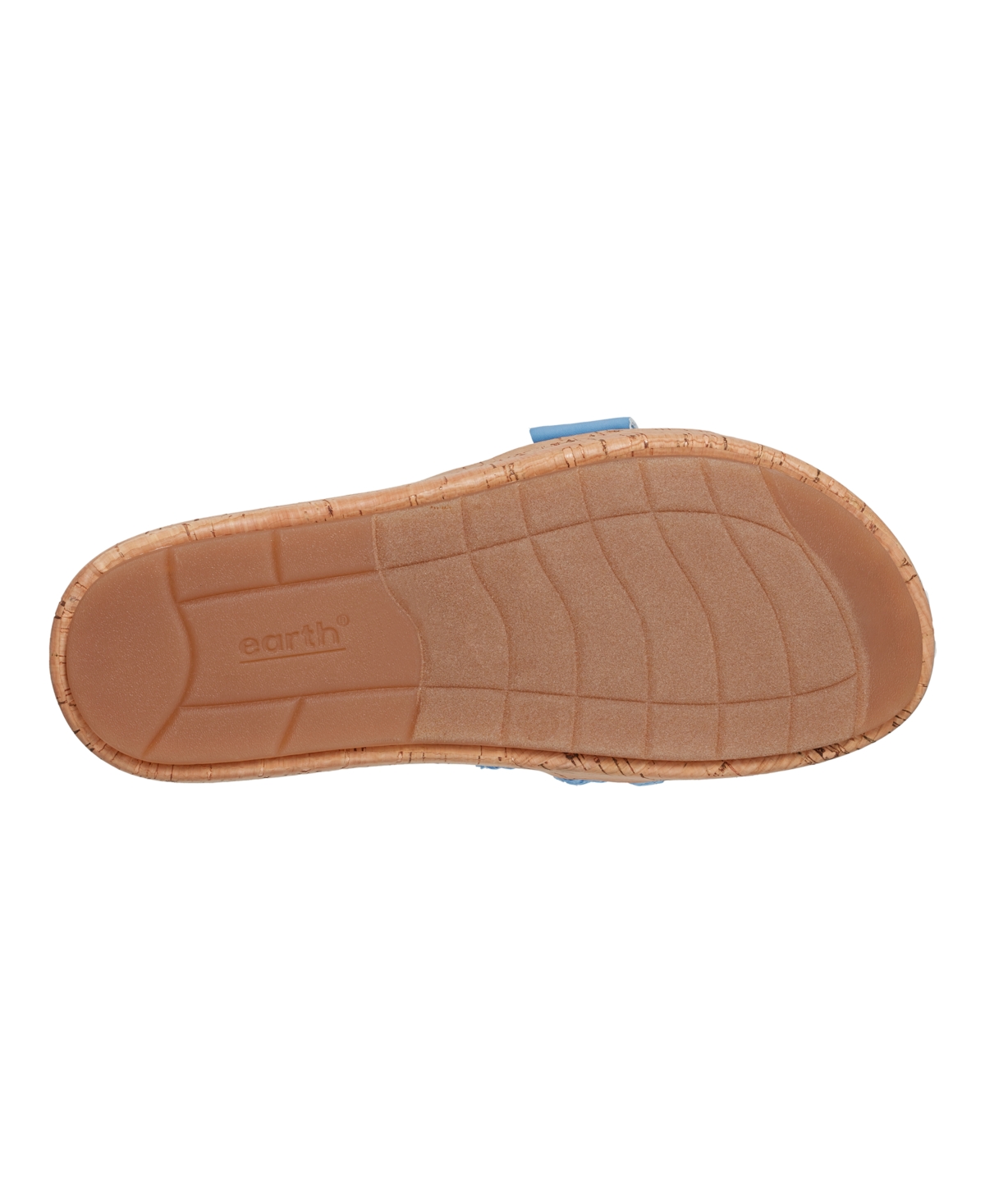 Shop Earth Women's Samsy Platform Slide Sandals In Blue