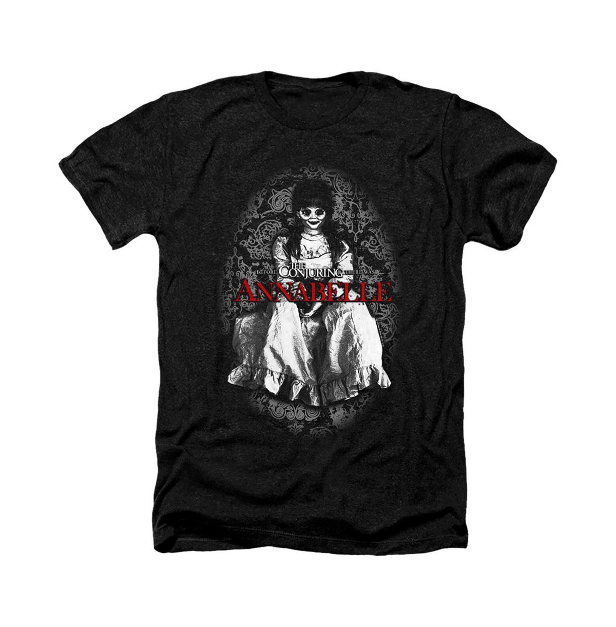 Mens Adult Heather Tee / T-Shirt - Black