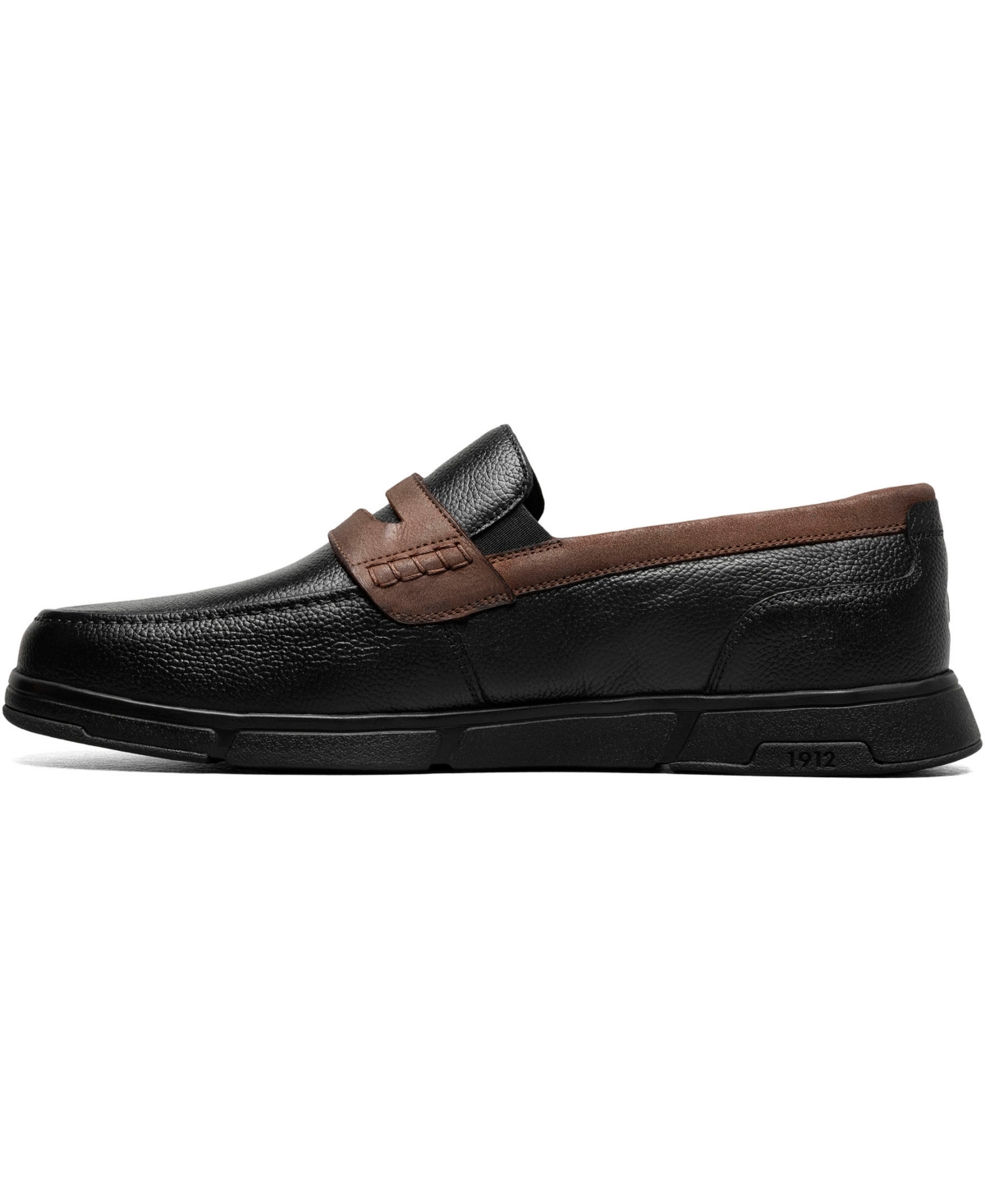 Nunn Bush Men's Luca Moc Toe Penny Loafer In Black