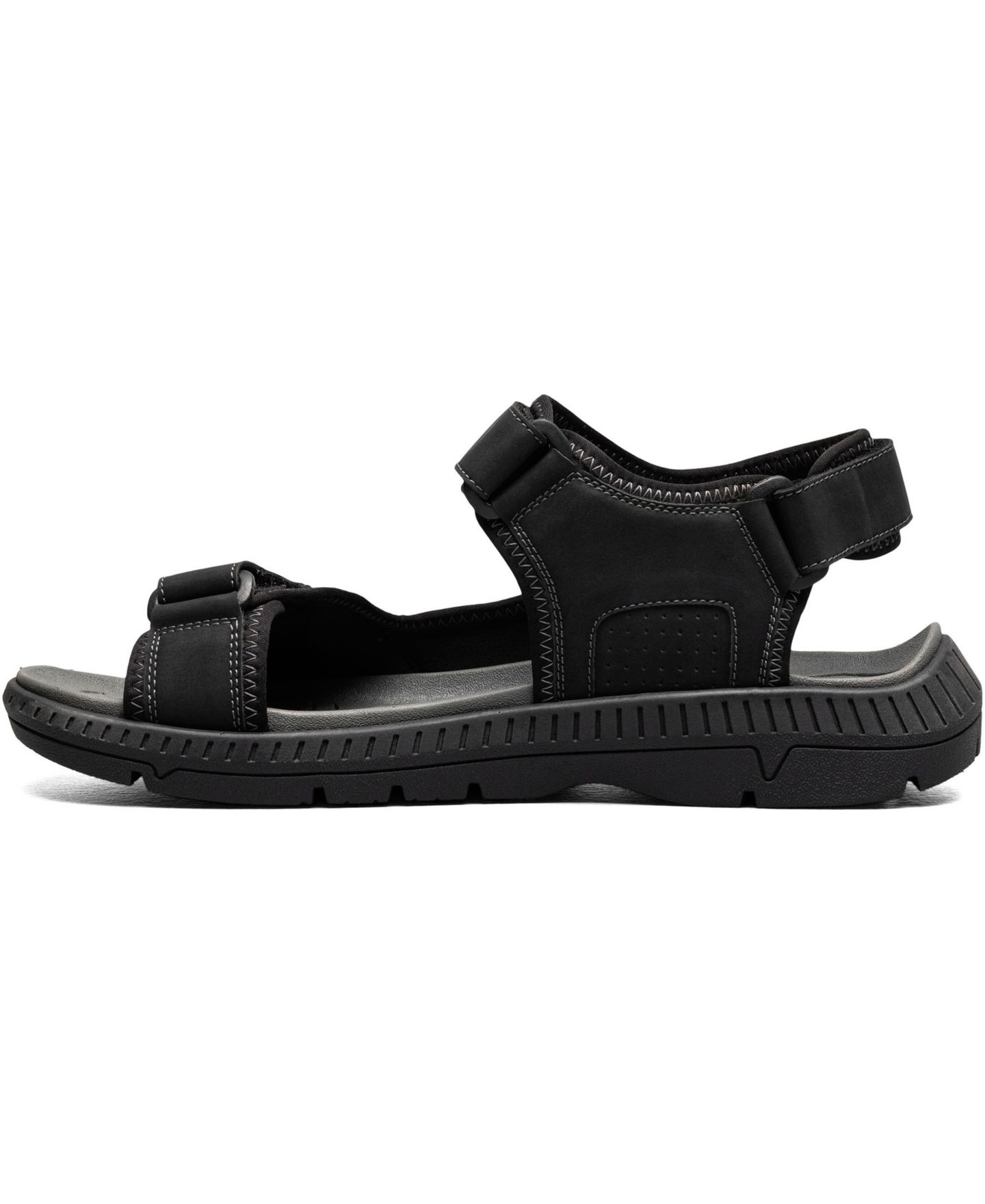 Мужские сандалии Nunn Bush Laguna 3-Strap River Sandal, цвет: Чёрный — фото 4