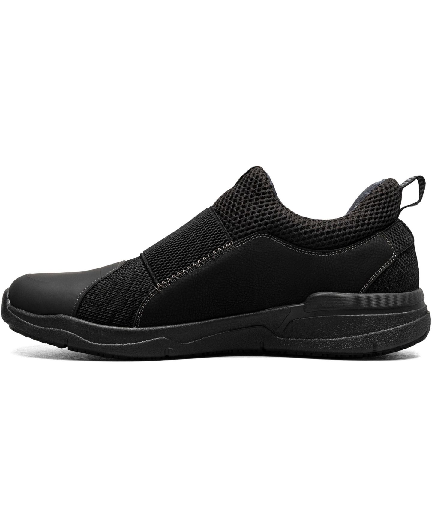 Мужские туфли Nunn Bush Grazie Work Splash Guard Slip Resistant Slip On, цвет: Чёрный — фото 3