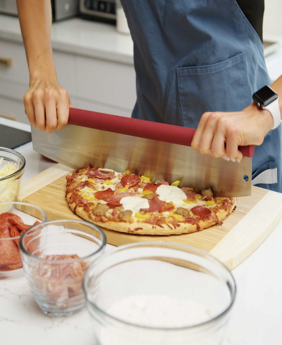 Old Stone Pizza Kitchen 15 Inch Round Pizza Stone In Silver