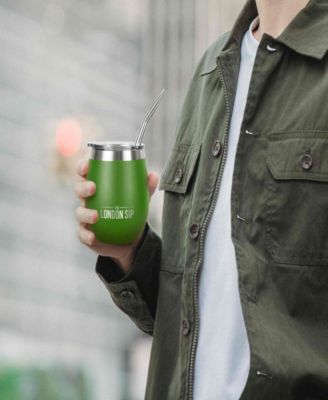 8 oz. Yerba Mate Cup Bombilla Straw