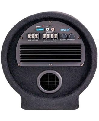 8'' Amplified Car Subwoofer Enclosure, 250W Max, LED Lighting