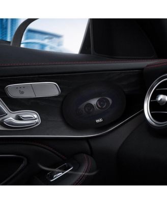 7'' x 10'' Four-Way Quadriaxial Car Speakers, 500W, Blue (Pair)