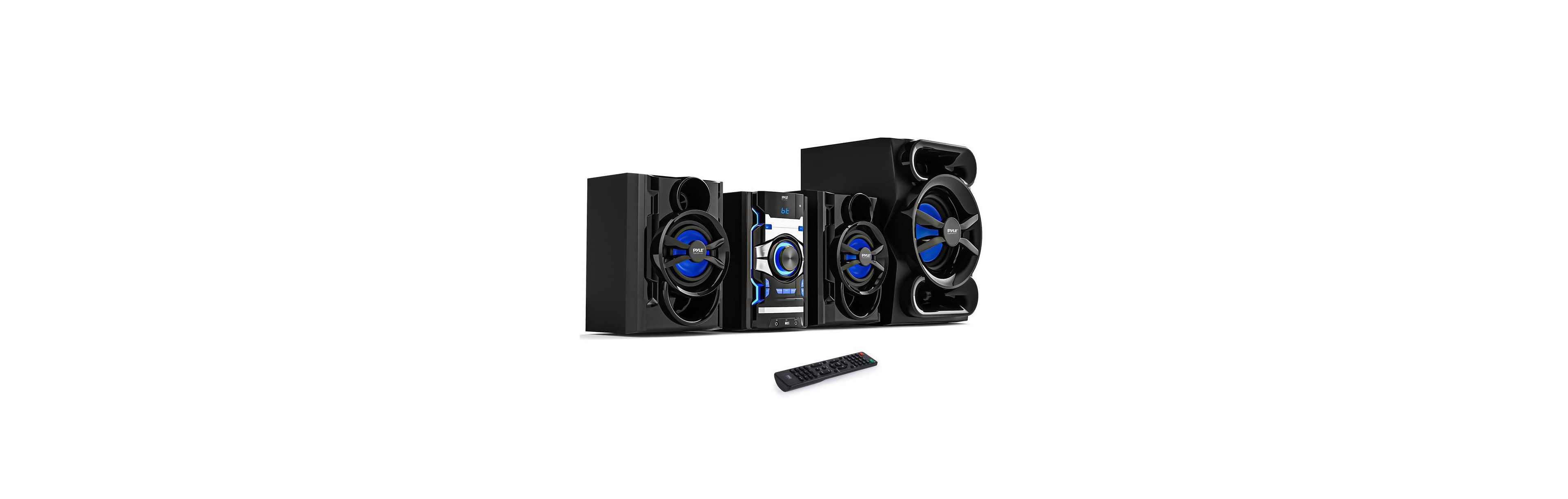 Pyle 5.25” 2-Way Bluetooth Wireless Speaker System - Waterproof, 500W Max Power, 1/2” Tweeter, Compact Design