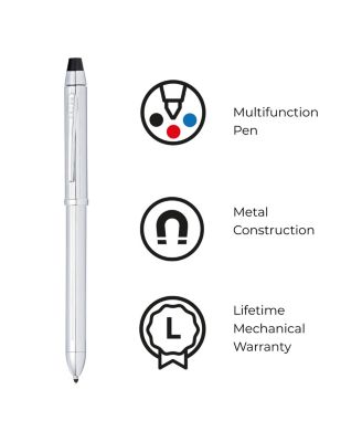 A.T. Cross Tech3+ Multi Function Pen + Pencil with Optional Stylus