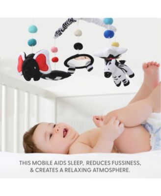 Montessori Neutral Musical Crib Mobile for Baby Boys and Girls