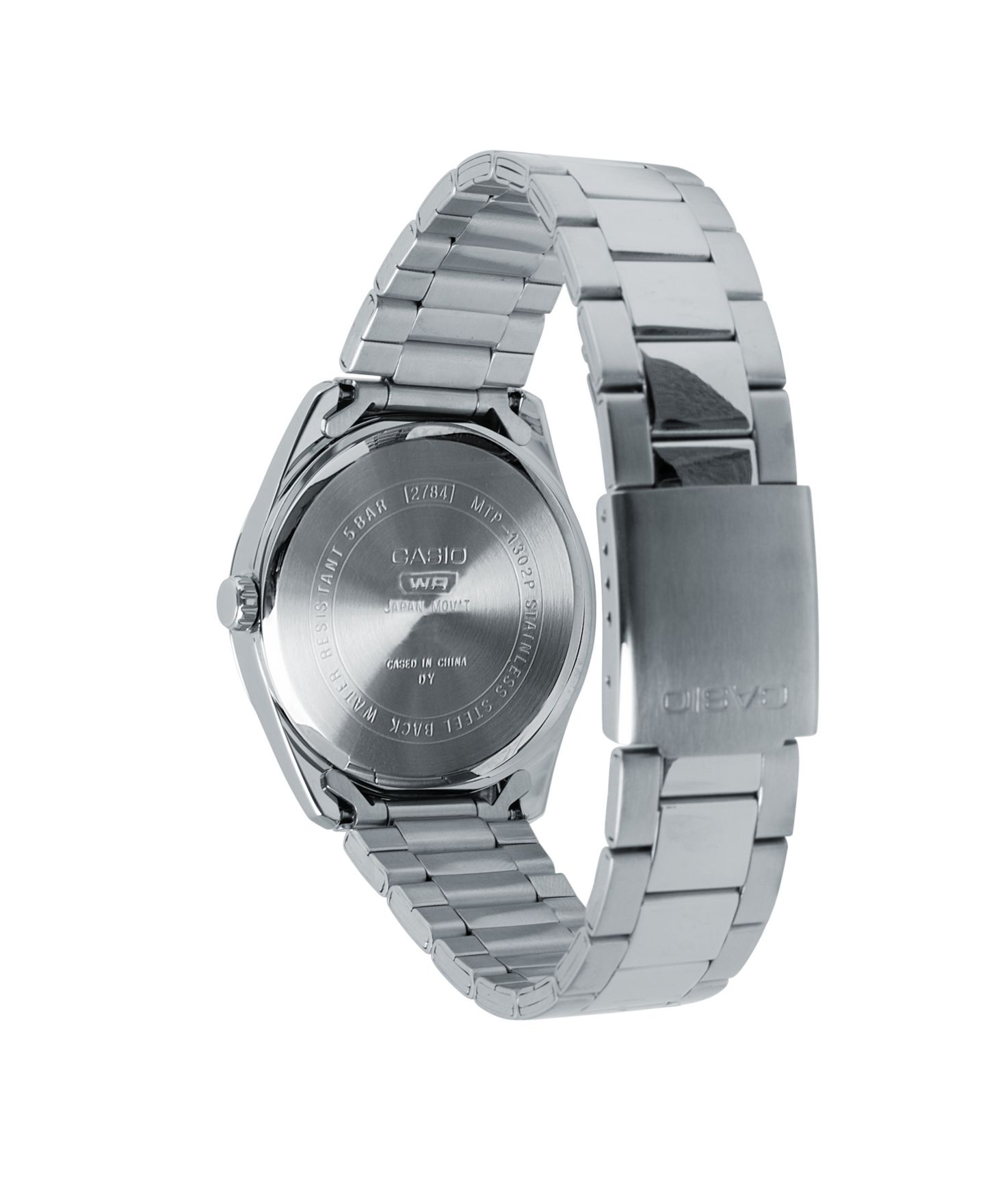 Мужские часы Casio Silver Tone Stainless Steel Watch, 38.5mm — фото 3