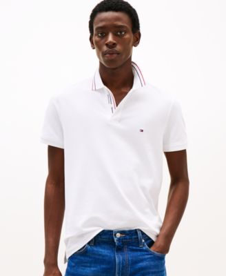 Tommy Hilfiger - Men's Big & Tall Placket Interest Classic-Fit Polo Shirt