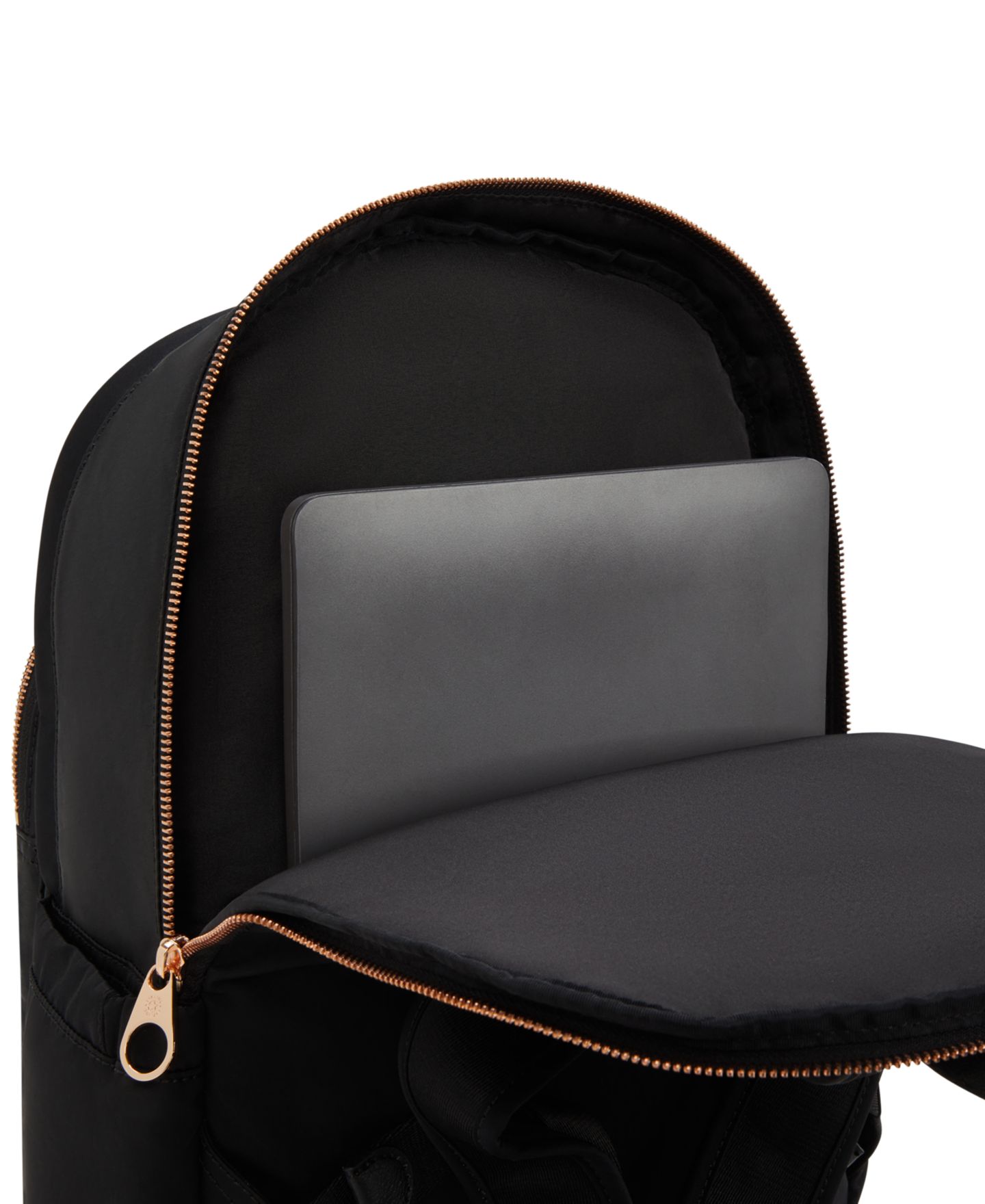 Рюкзак Kipling Delia Medium Convertible, цвет: Чёрный розовый — фото 15