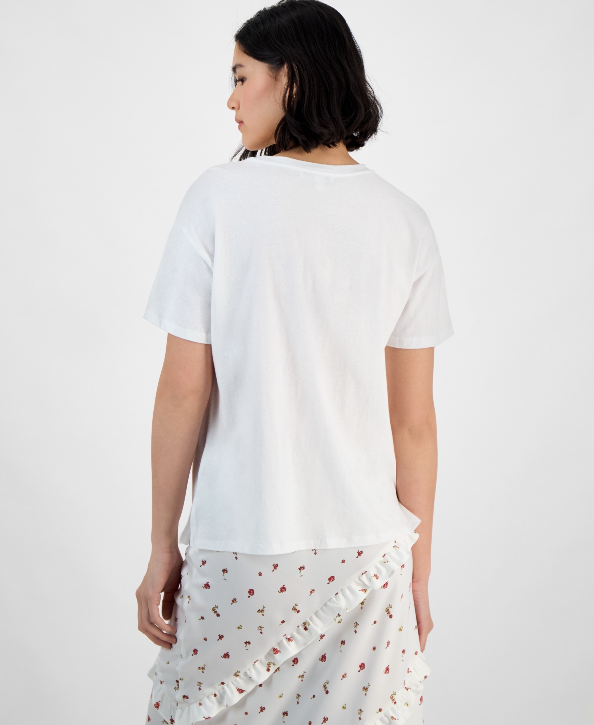 AND NOW THIS WOMEN'S COTTON PRINTED-GRAPHIC TEE, EXCLUSIVELY AT MACY'S 