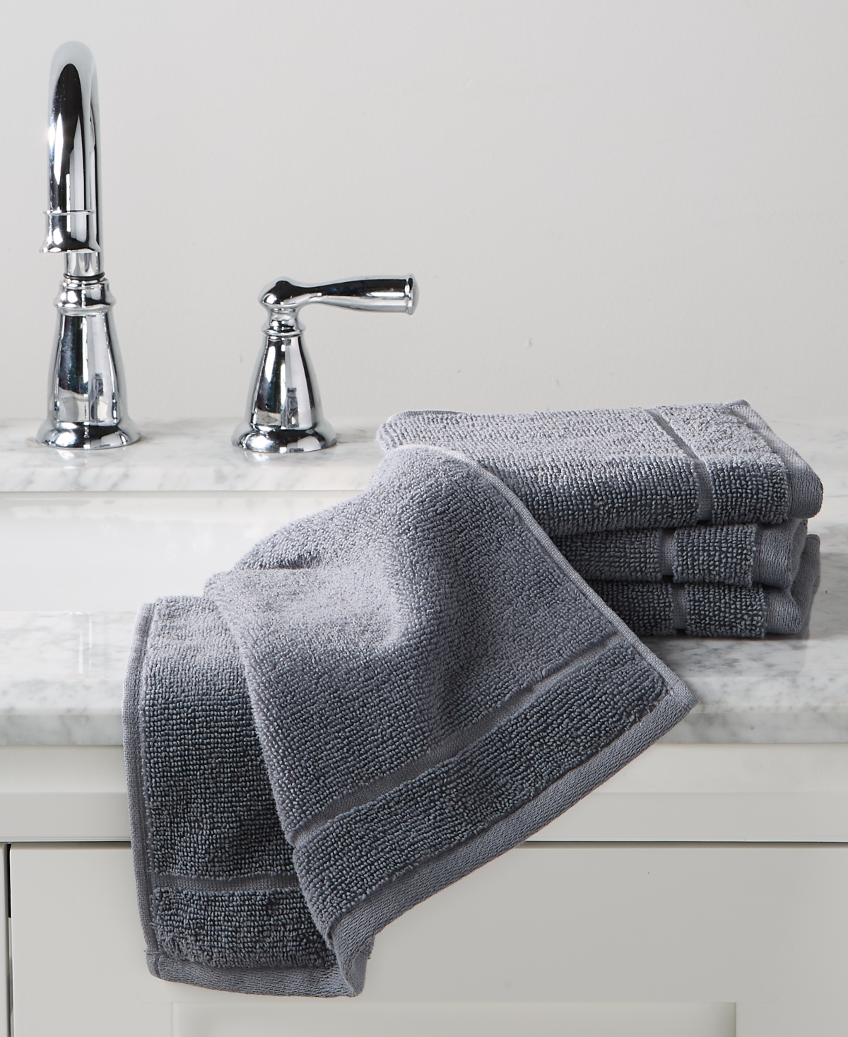 Arch Studio Quick Dry Bath Towel, 30" X 56", Exclusively At Macy's In Charcoal