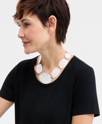 Women's Scoop-Neck Short Sleeve Top, Created for Macy's