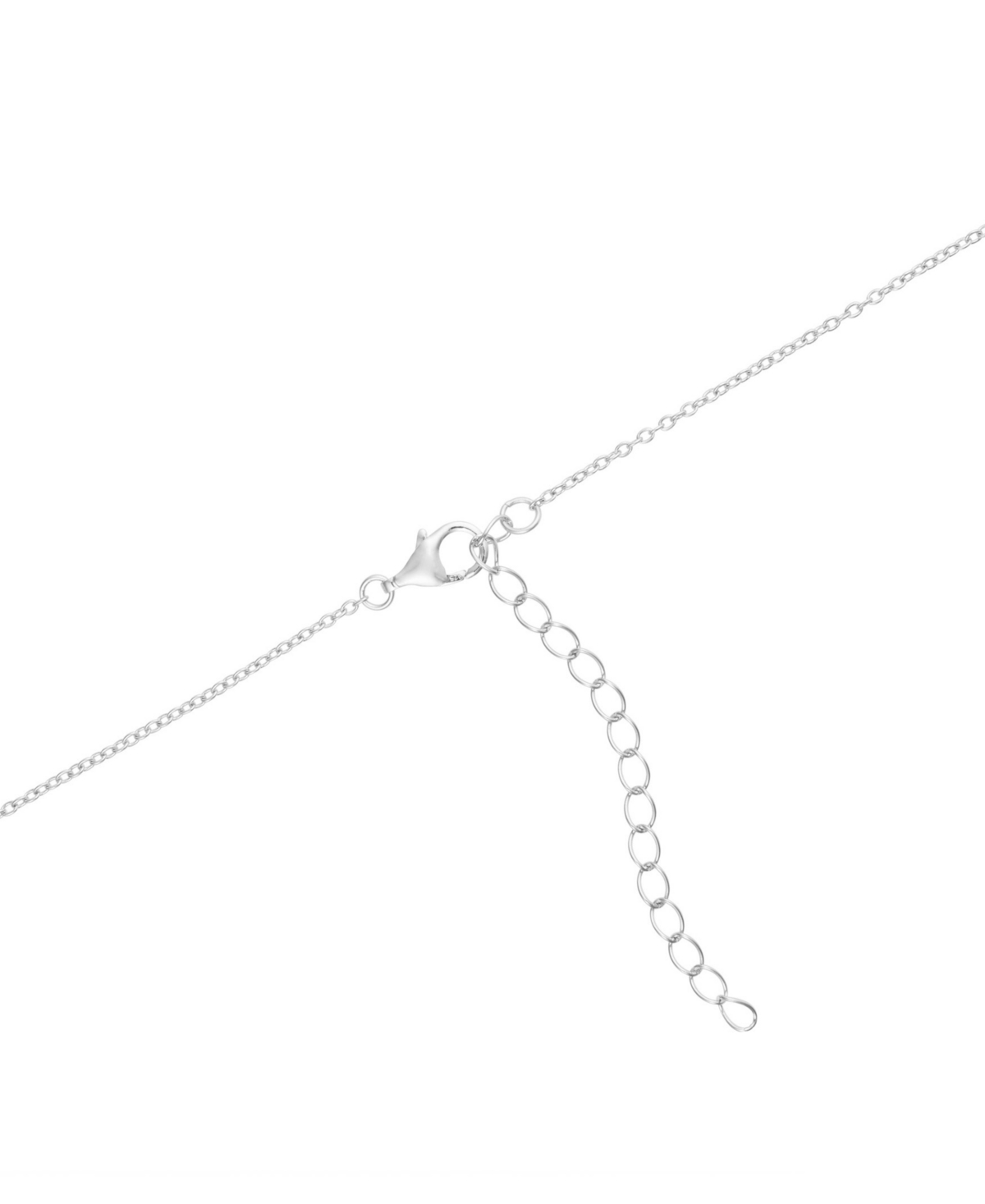Macy's Cubic Zirconia Mixed Cut Heart Pendant Necklace (1/2 Ct. T.w.) In Sterling Silver (also Available In In Silver