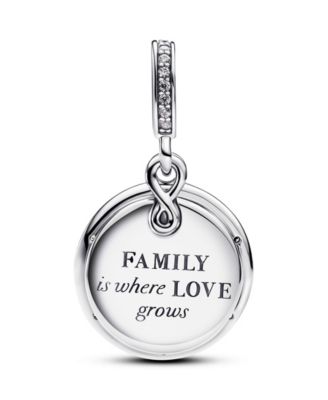 Glow-in-the-Dark Infinity Tree Double Dangle Charm