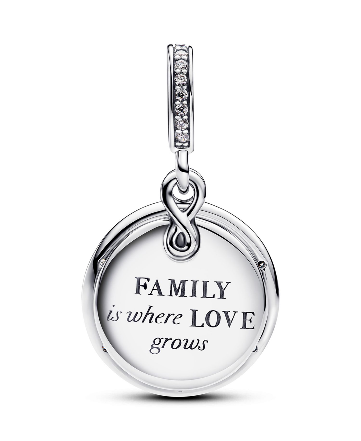 Glow-in-the-Dark Infinity Tree Double Dangle Charm