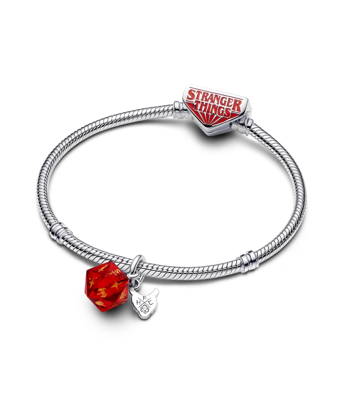 Pandora Stranger Things Hellfire Club Dice Dangle Charm In Red