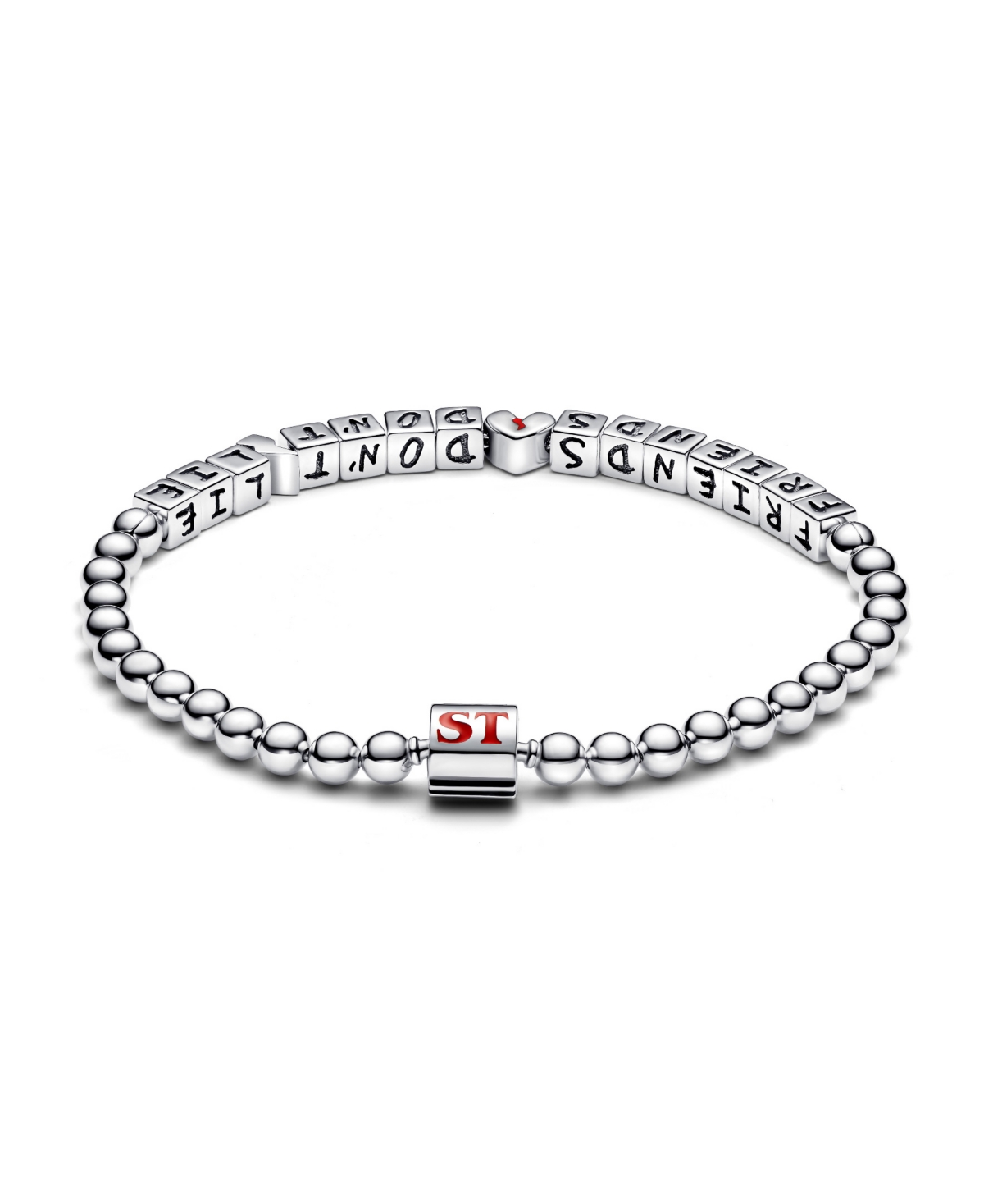 Pandora Sterling Silver Stranger Things Friends Don't Lie Bracelet In Sterling Silver