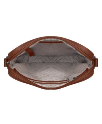 Onyx Leather Cross Body Bag