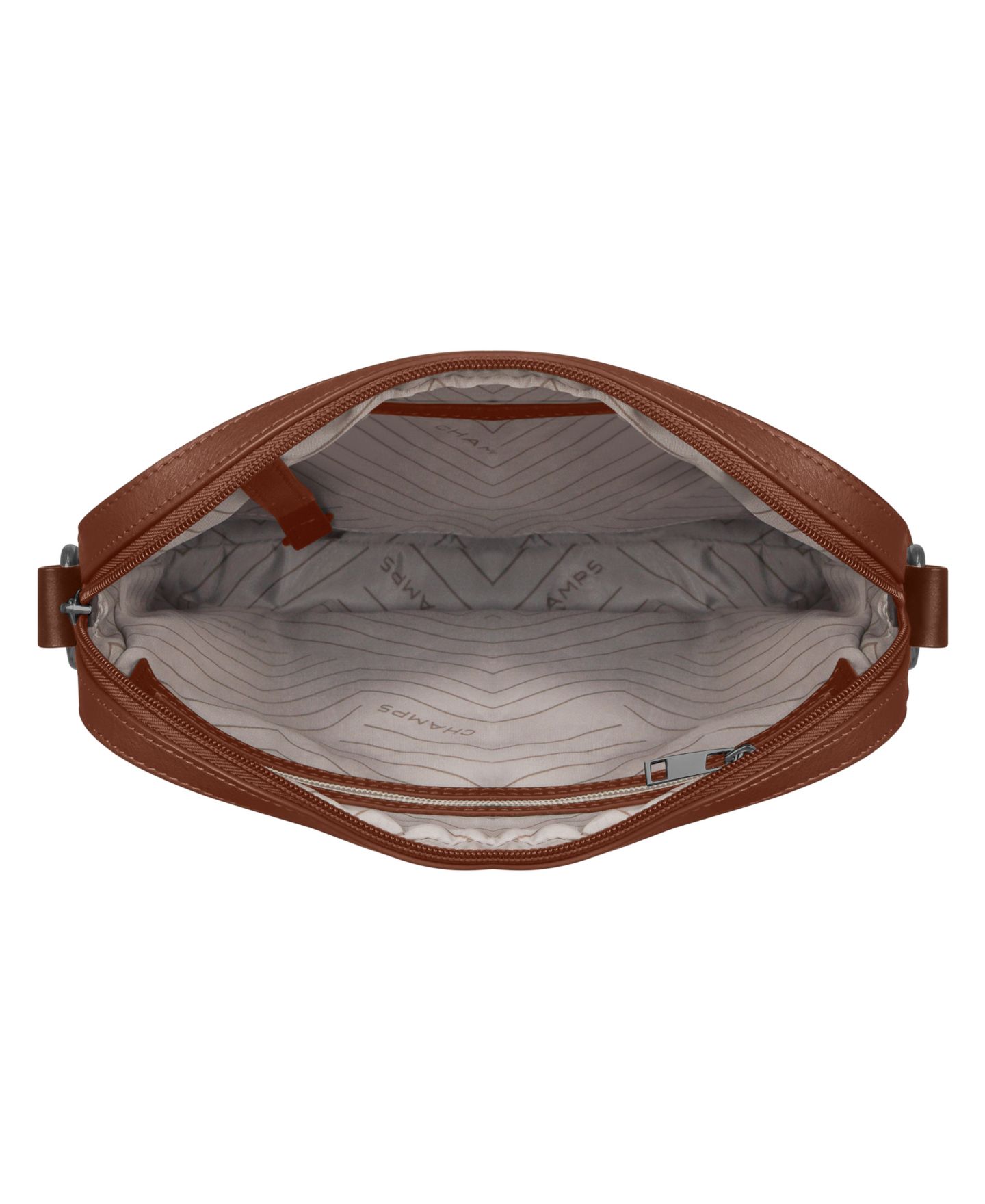 Женская сумка CHAMPS Onyx Leather Cross Body, цвет: Коричневый — фото 6