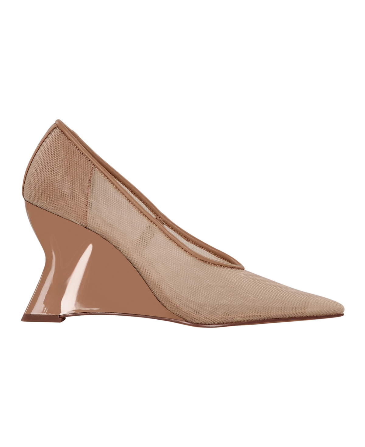 Katy Perry The Trendygurl Pointed Toe Wedge Pump In Caramel
