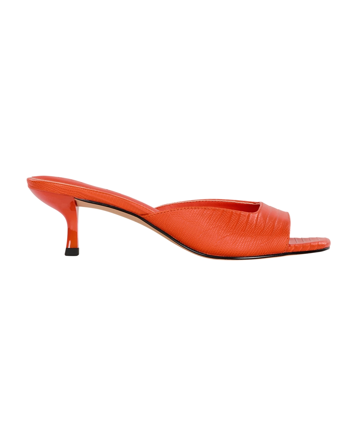 Katy Perry The Ladie Kitten Heel Slide Sandal In Flame