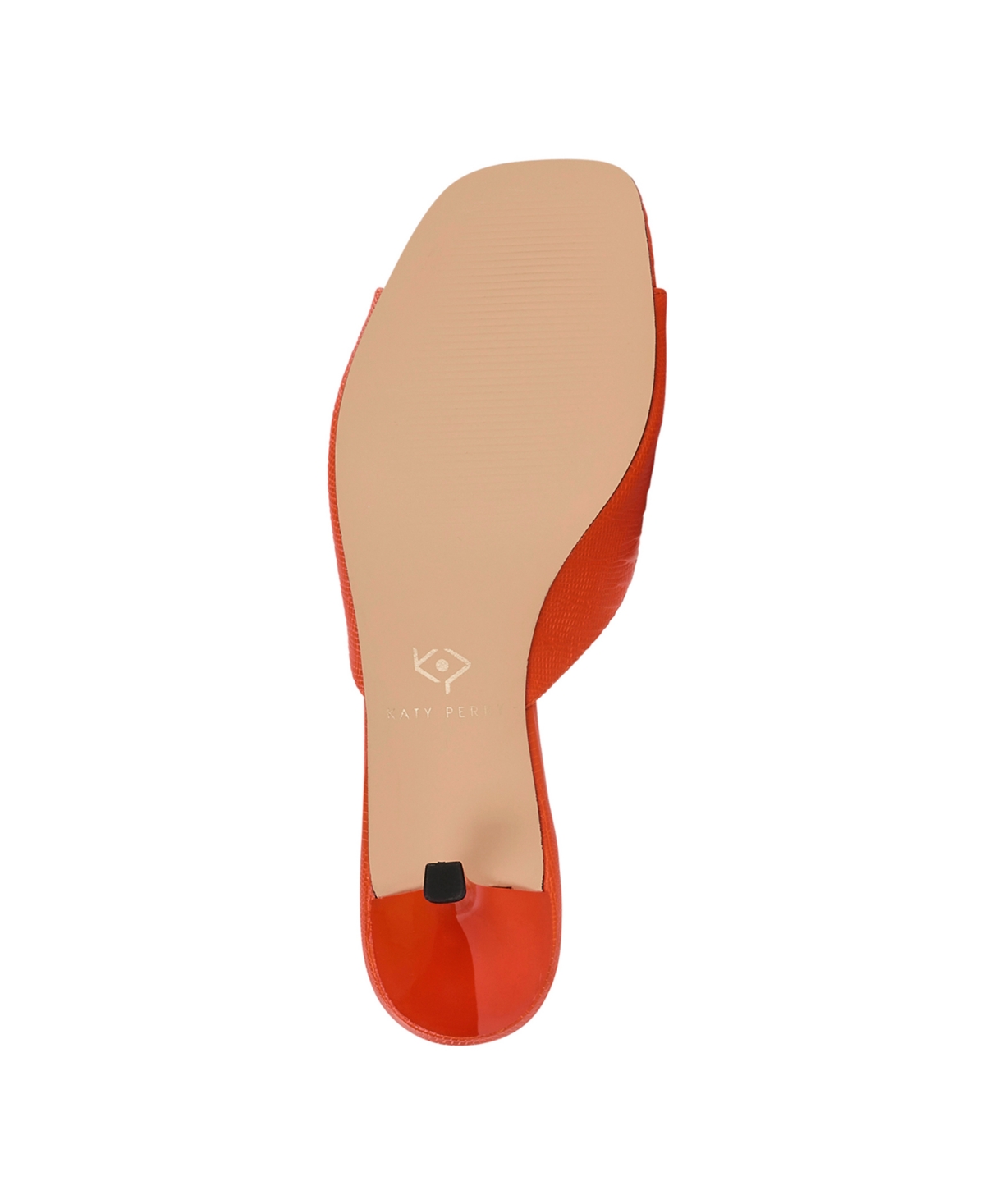 Katy Perry The Ladie Kitten Heel Slide Sandal In Flame