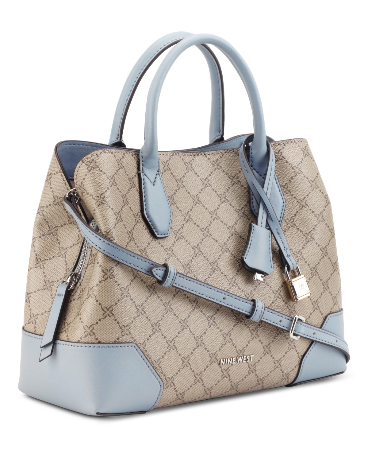 NINE WEST BROOKLYN MEDIUM SATCHEL BAG 