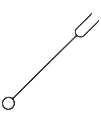 Fire Pit with Poker 19.3" Steel