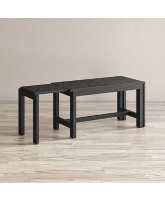 Bradford Modern Extendable Solid Mango Hardwood Bench