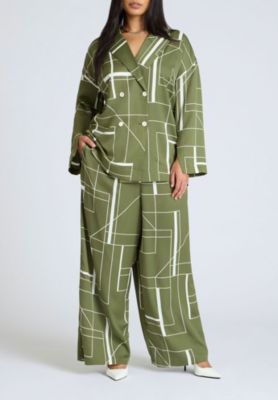 Women's Double Breasted Oversized Shirt