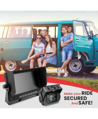 DVR Cam Recording System with 7'' Display Monitor and Night Vision, Waterproof