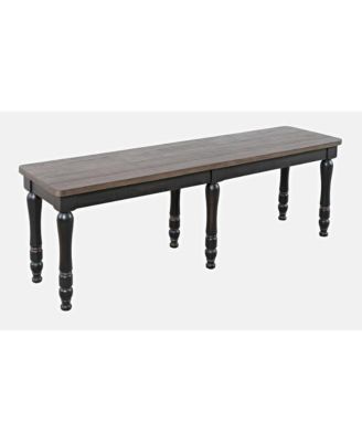 Madison County Rustic Reclaimed Solid Wood Farmhouse 54" Dining Bench